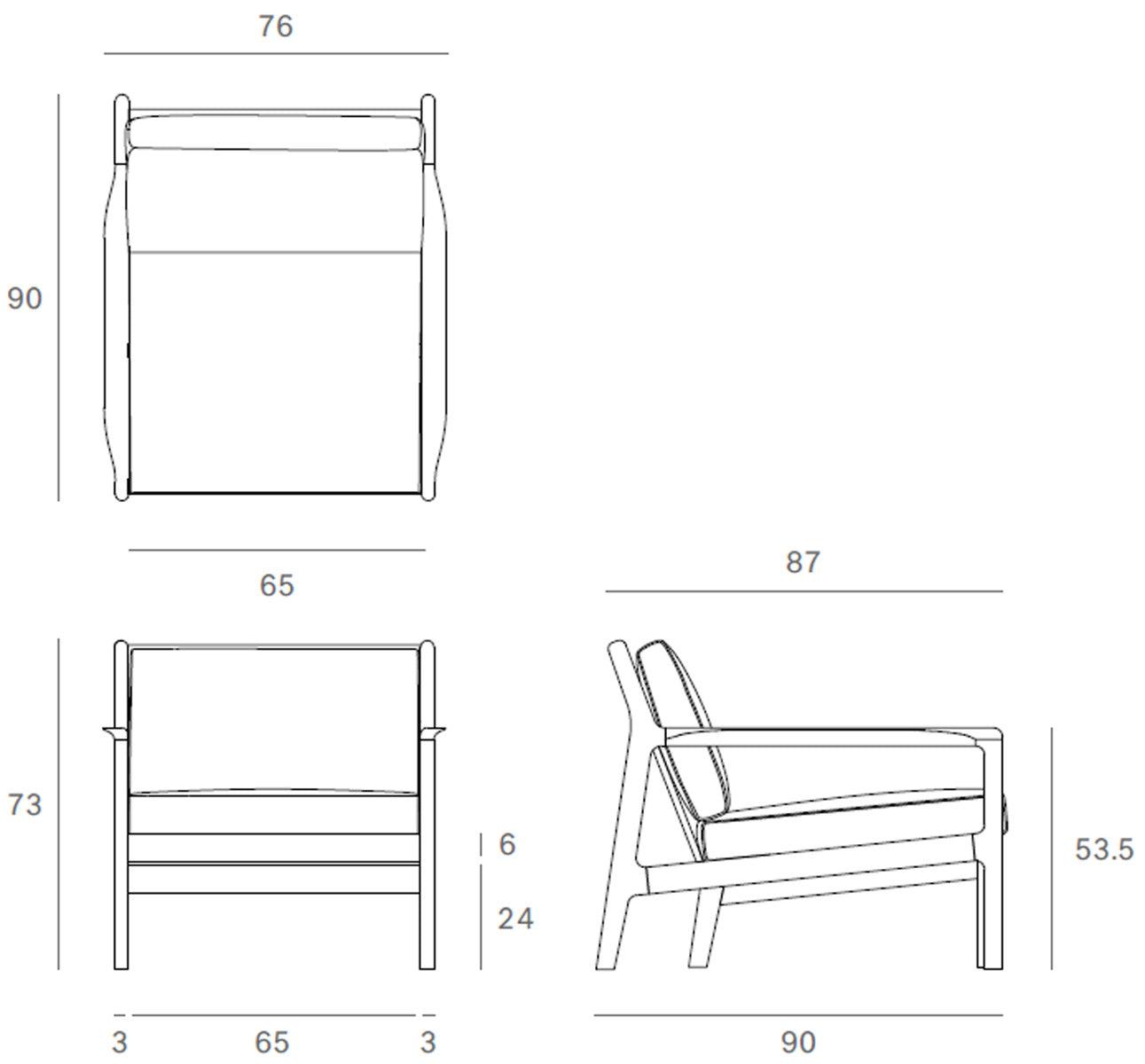 Ethnicraft - Ethnicraft Teak Jack Outdoor Lounge Sessel - Gartensessel - Sarto Group
