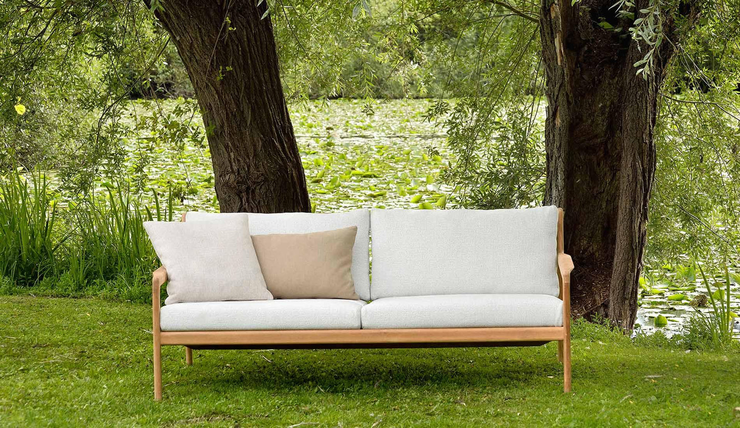 Ethnicraft - Ethnicraft Teak Jack Outdoor Sofa | 2-Sitzer - Gartensofas - Sarto Group