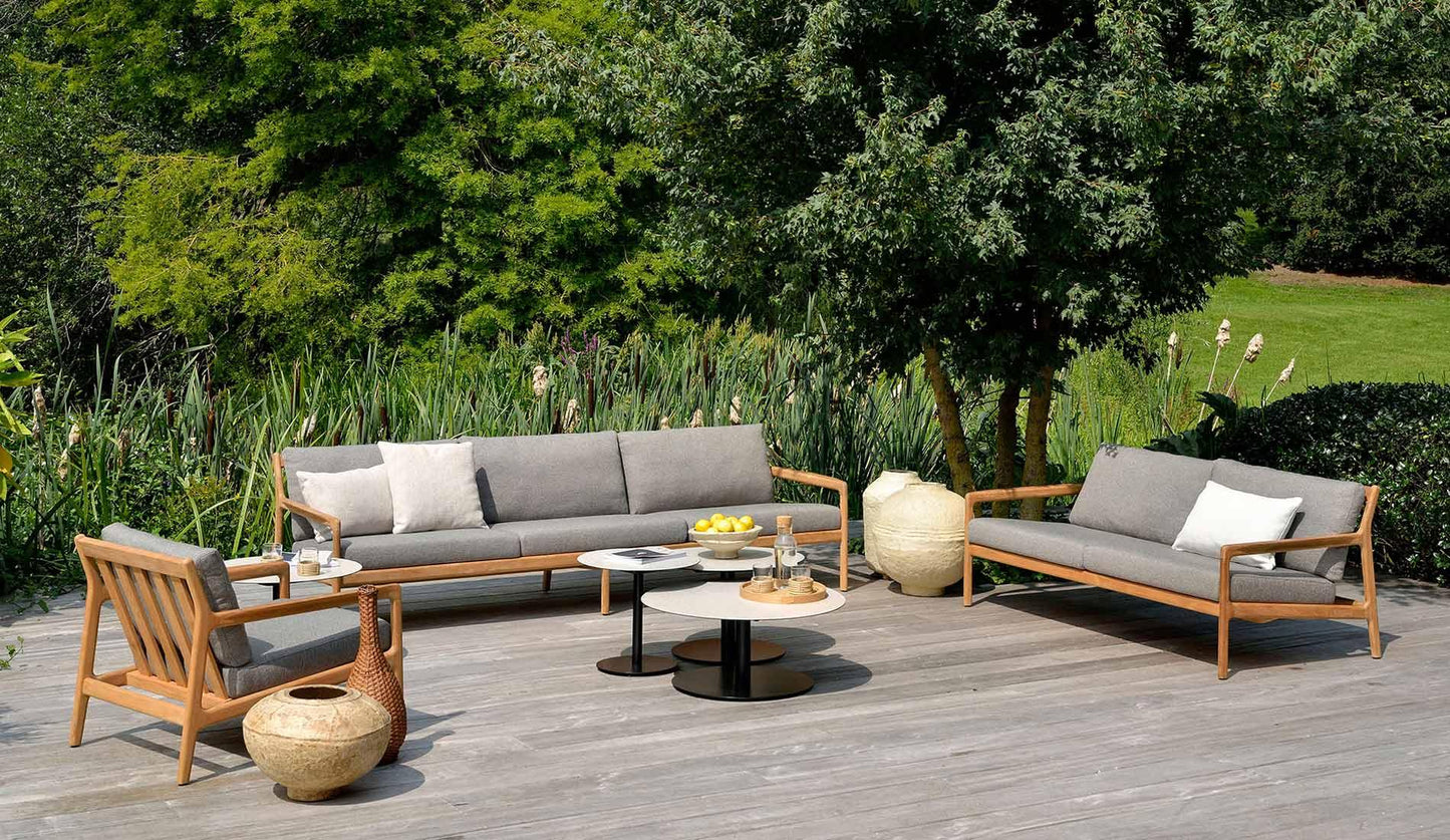 Ethnicraft - Ethnicraft Teak Jack Outdoor Sofa | 3-Sitzer - Gartensofas - Sarto Group