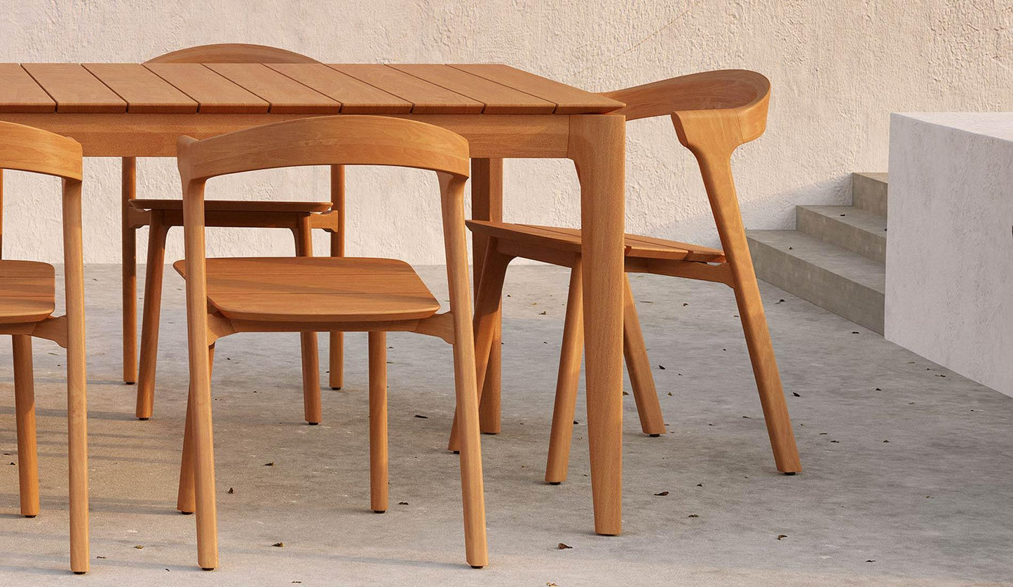 Ethnicraft - Ethnicraft Teak Bok Outdoor Esstisch - Gartentische - Sarto Group
