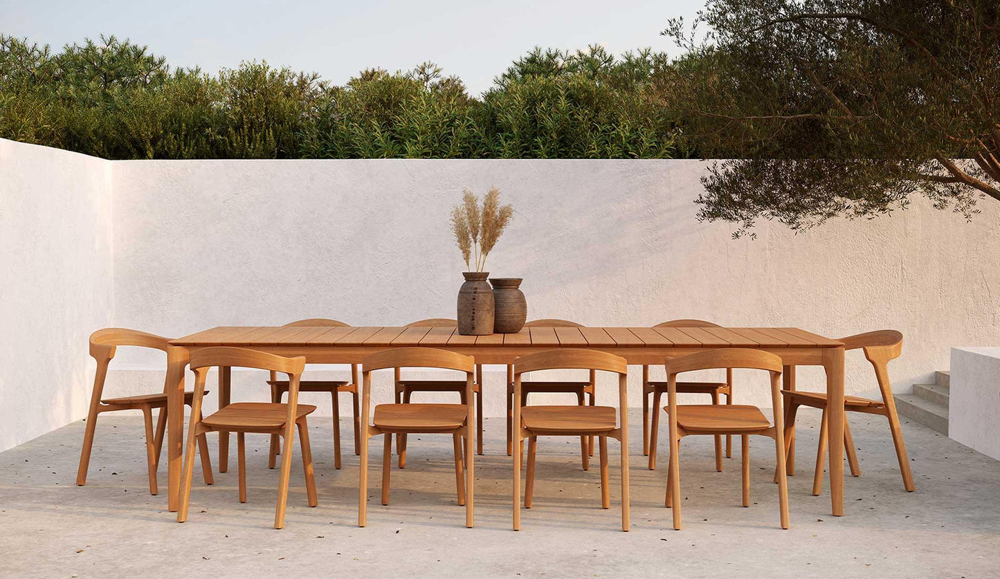 Ethnicraft - Ethnicraft Teak Bok Outdoor Esstisch - Gartentische - Sarto Group