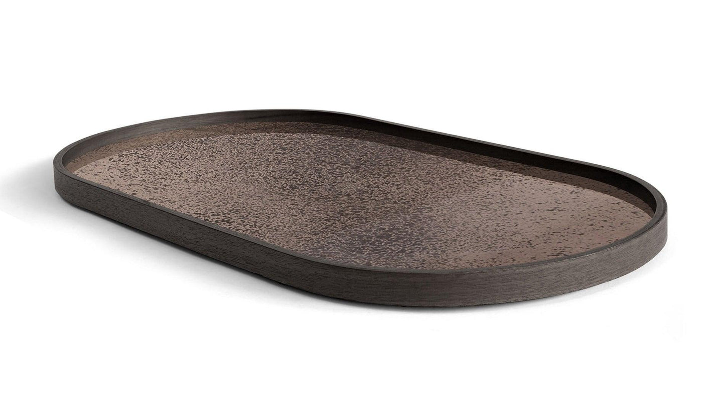 Ethnicraft - Ethnicraft Bronze Mirror Oblong Tablett | M - Tabletts - Sarto Group