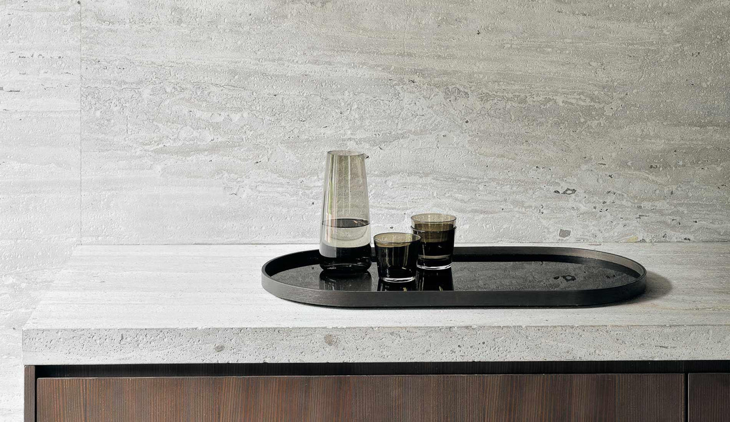 Ethnicraft - Ethnicraft Bronze Mirror Oblong Tablett | M - Tabletts - Sarto Group