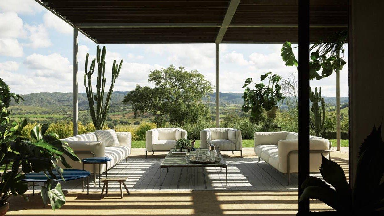 B&B Italia - Borea Outdoor Beistelltisch - Gartentische - Sarto Group