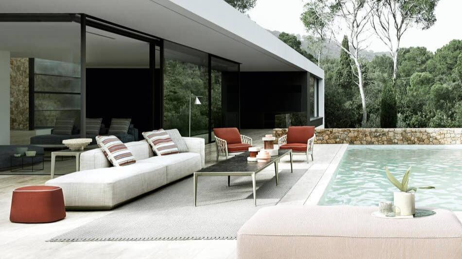 B&B Italia - Frank Outdoor Ottoman - Gartenhocker - Sarto Group