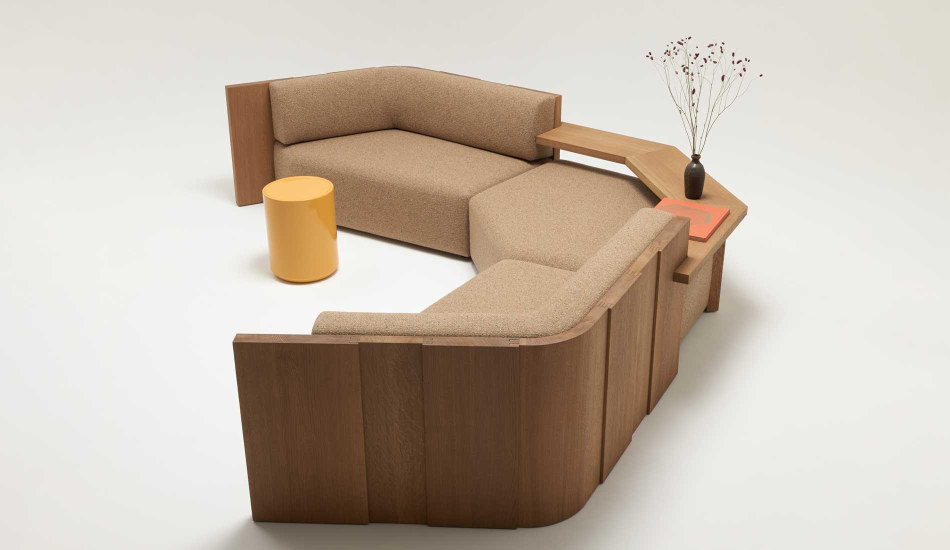 Delcourt - Eko modular Sofa | Holz - Sofas - Sarto Group