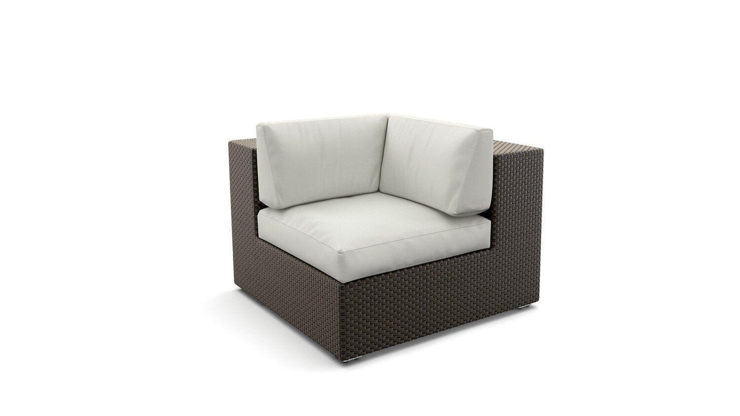 Dedon - Lounge 3-Sitzer Sofa mit Hocker - Gartensofas - Sarto Group