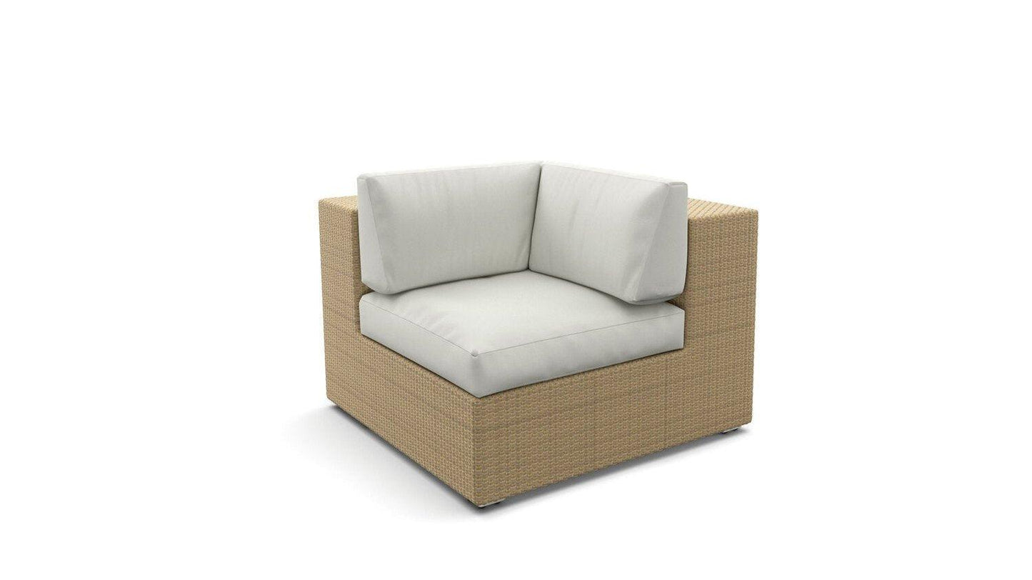 Dedon - Lounge 3-Sitzer Sofa mit Hocker - Gartensofas - Sarto Group
