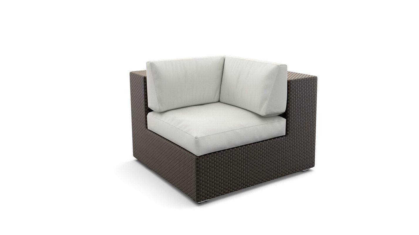 Dedon - Lounge 3-Sitzer Sofa mit Hocker - Gartensofas - Sarto Group