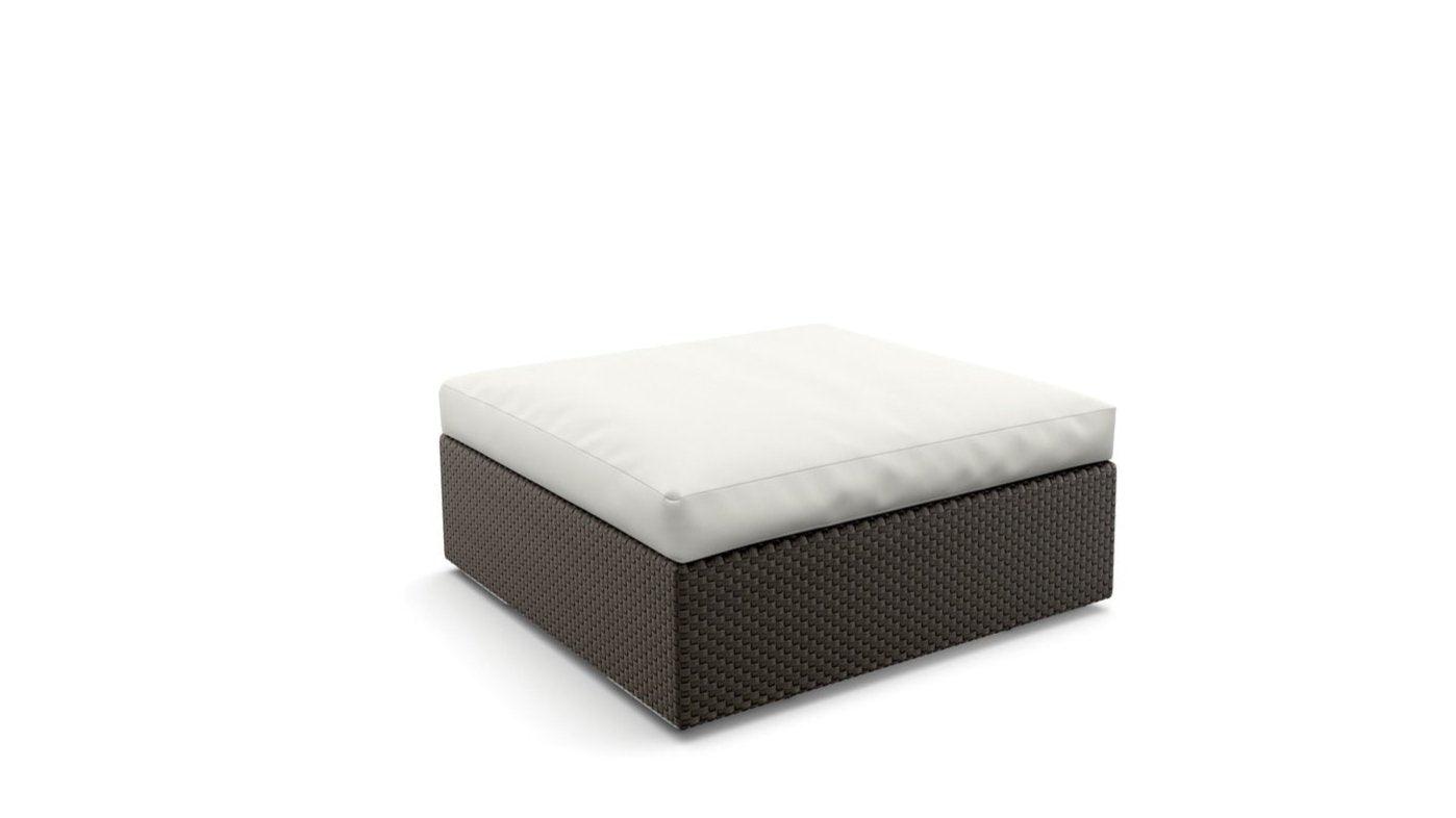 Dedon - Lounge 3-Sitzer Sofa mit Hocker - Gartensofas - Sarto Group