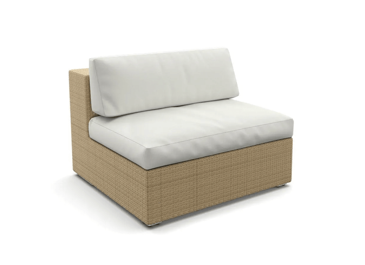 Dedon - Lounge 3-Sitzer Sofa mit Hocker - Gartensofas - Sarto Group