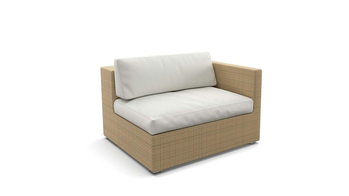 Dedon - Lounge 3-Sitzer Sofa mit Hocker - Gartensofas - Sarto Group