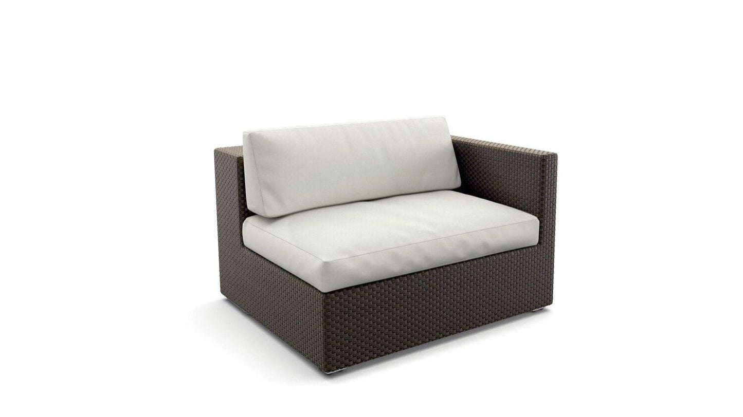 Dedon - Lounge 3-Sitzer Sofa mit Hocker - Gartensofas - Sarto Group