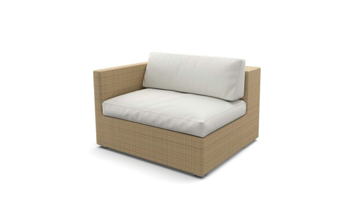 Dedon - Lounge 3-Sitzer Sofa mit Hocker - Gartensofas - Sarto Group
