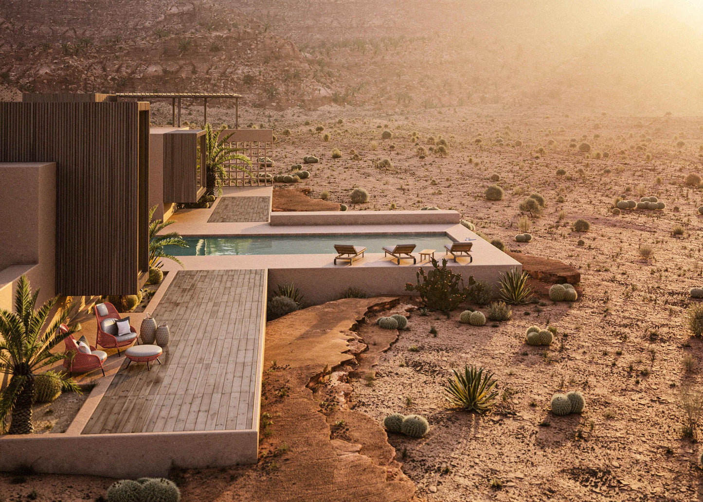 Dedon - Ahnda Outdoor Hocker - Gartenhocker - Sarto Group