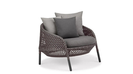 Dedon - Ahnda Outdoor Lounge Sessel | Mit Sitzkissen - Gartensessel - Sarto Group