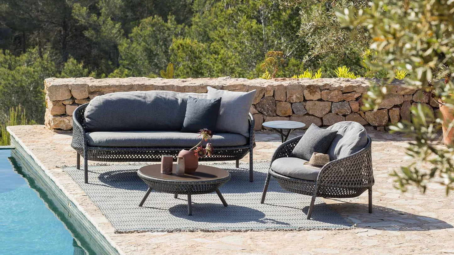 Dedon - Ahnda Outdoor Lounge Sessel | Mit Sitzkissen - Gartensessel - Sarto Group