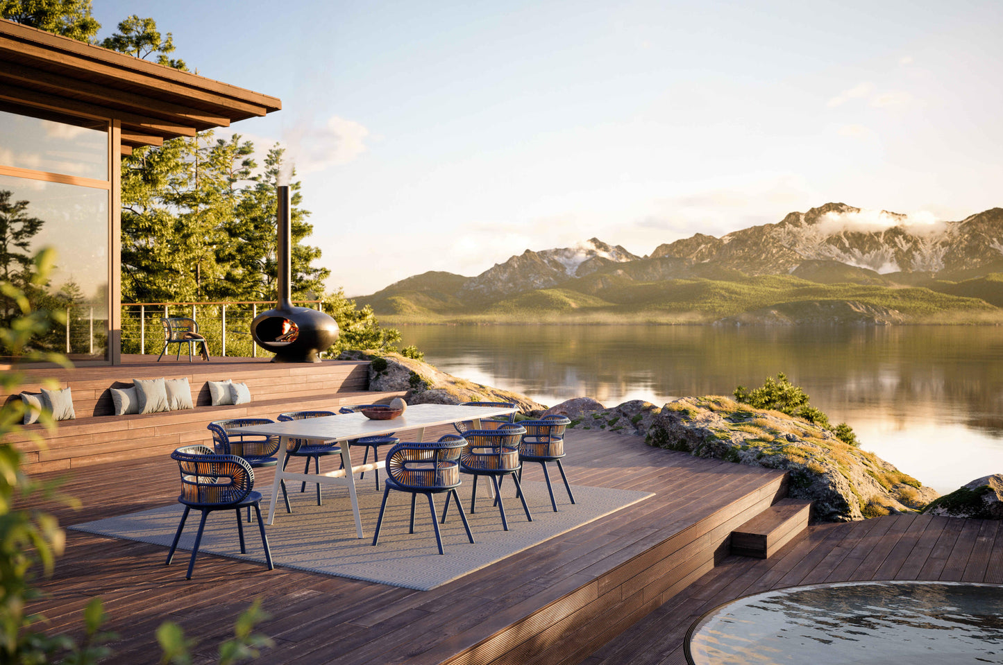 Dedon - Cirql Nu Sessel - Gartenstühle - Sarto Group