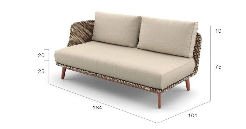Dedon - Mbarq Sofa - Gartensofas - Sarto Group