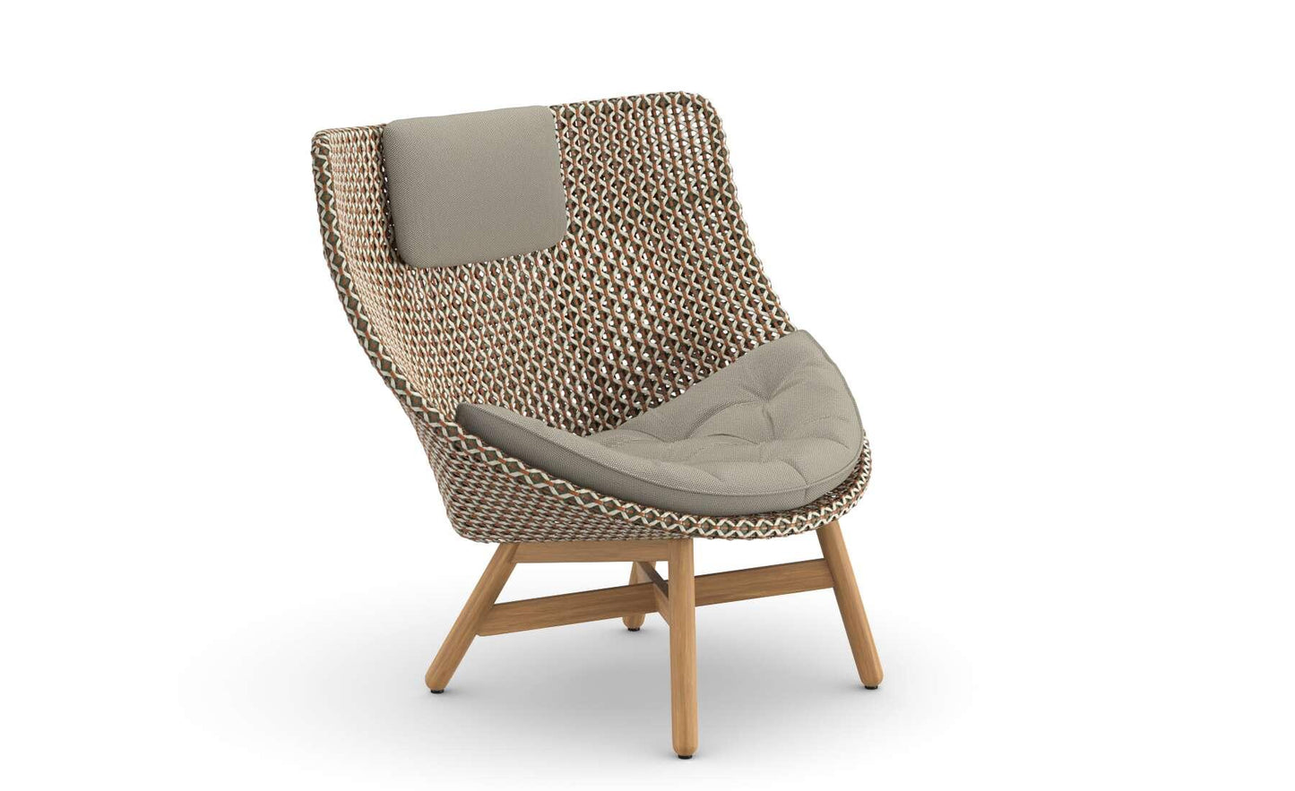 Dedon - Mbrace Wing Chair Hochlehner mit Polsterauflage - Gartensessel - Sarto Group