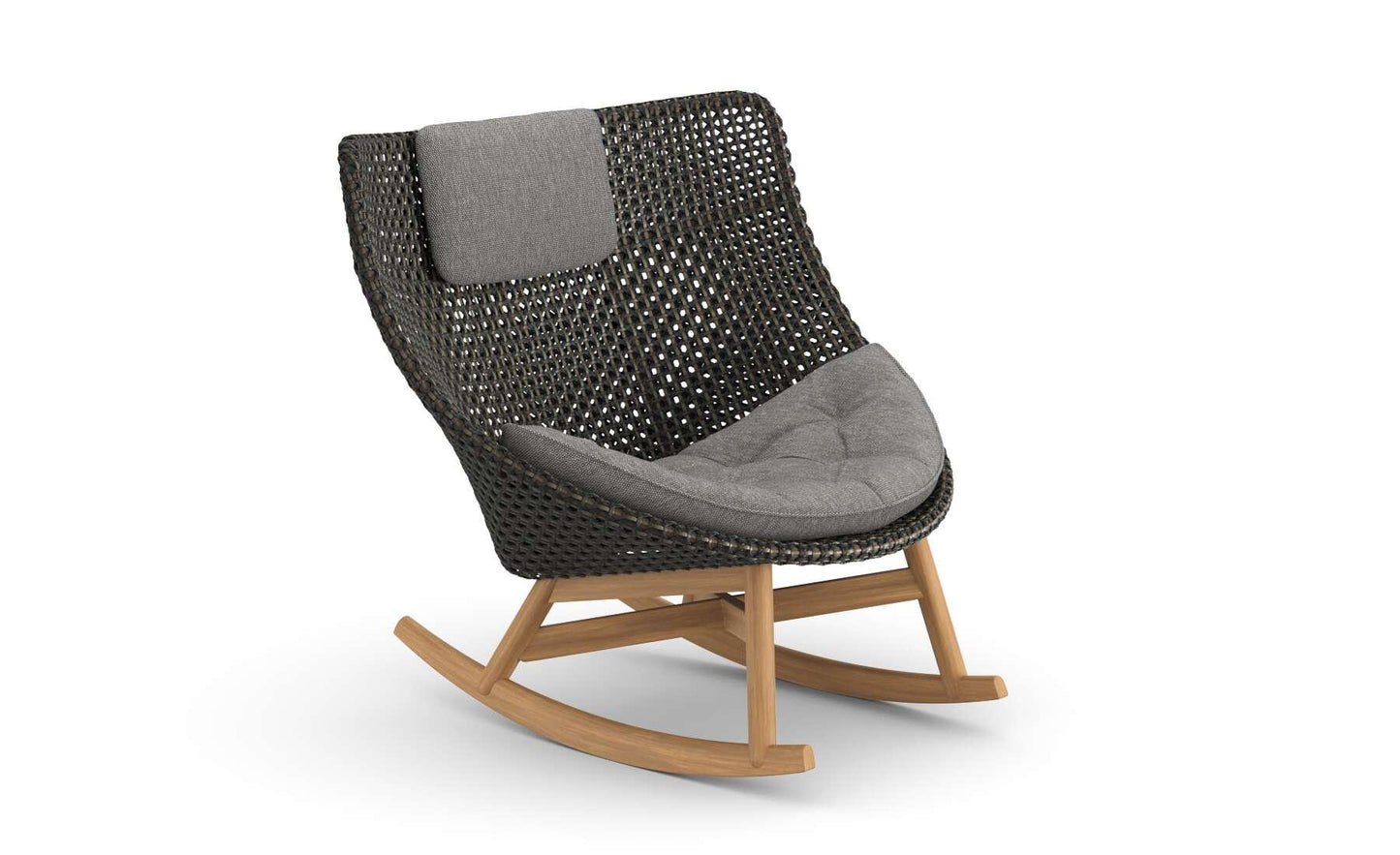 Dedon - Mbrace Schaukelstuhl mit Polsterauflage - Schaukelstühle - Sarto Group