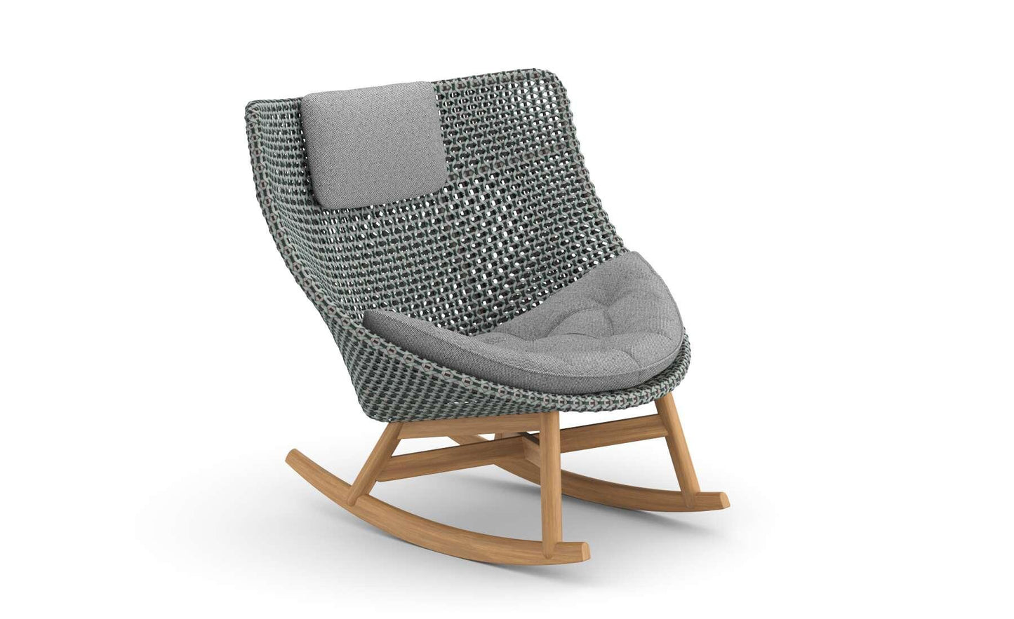 Dedon - Mbrace Schaukelstuhl mit Polsterauflage - Schaukelstühle - Sarto Group