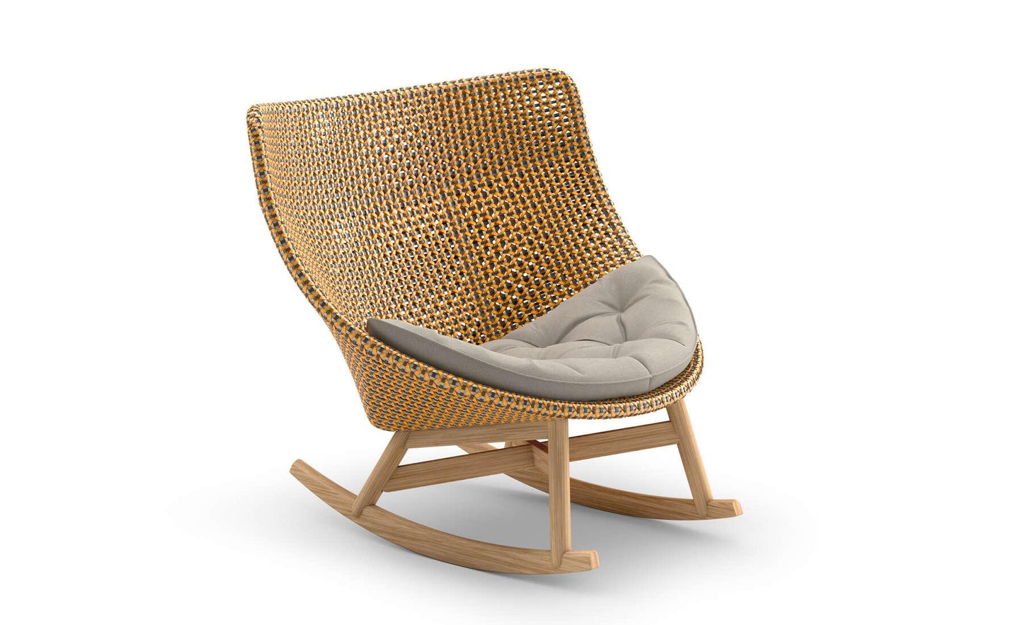 Dedon - Mbrace Schaukelstuhl mit Polsterauflage - Schaukelstühle - Sarto Group