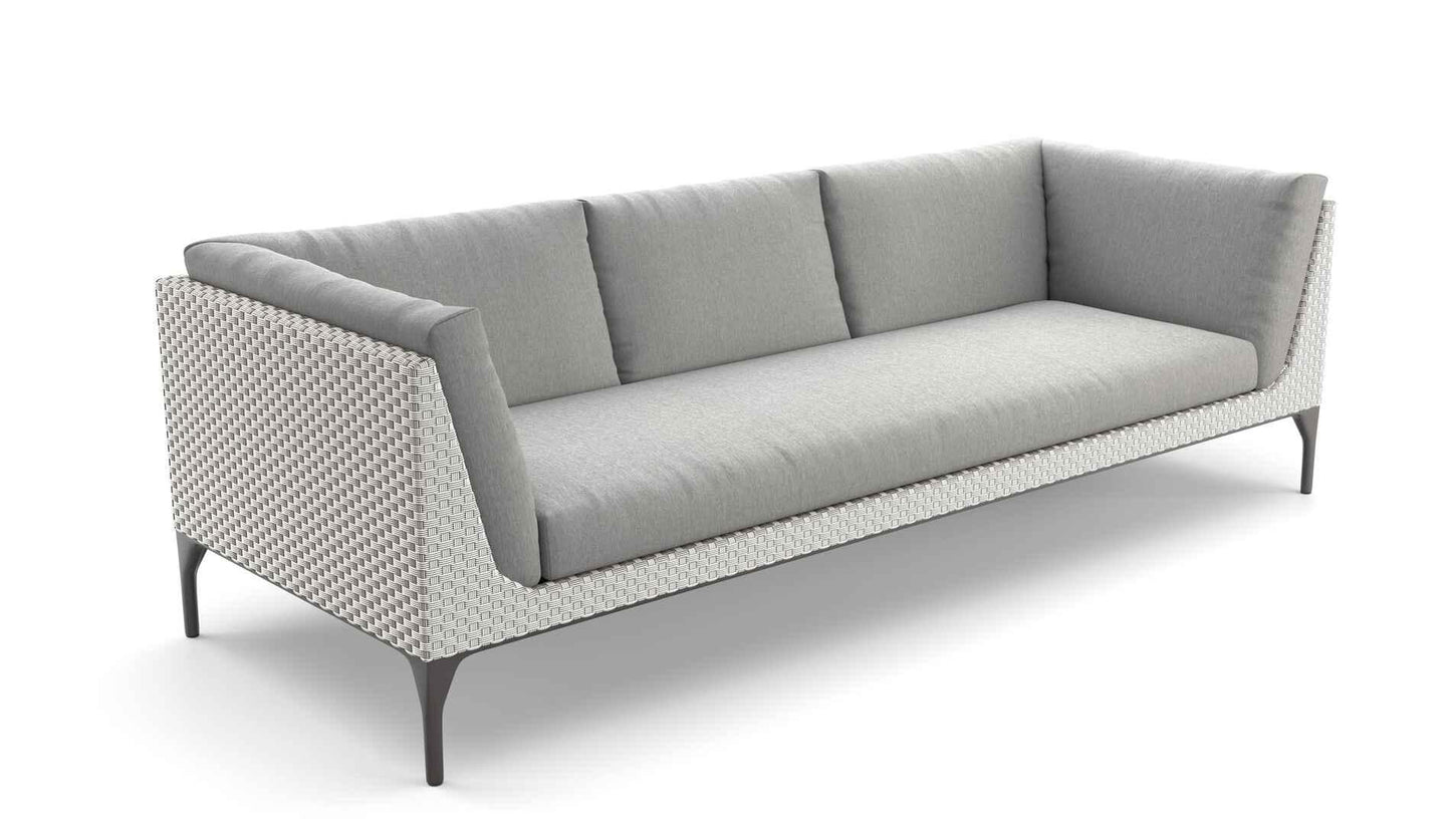 Dedon - Mu 4-Sitzer Sofa mit Polstern - sarto Group