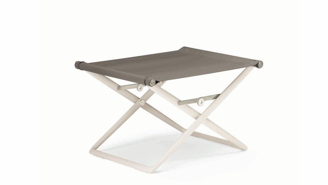 Dedon - SeaX Hocker Faltbar - Gartenhocker - Sarto Group