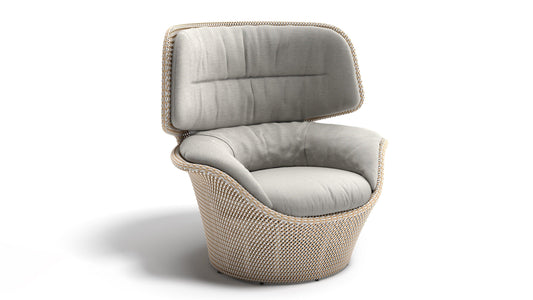 Dedon - Seashell Grand Sessel Hochlehner - Gartensessel - Sarto Group