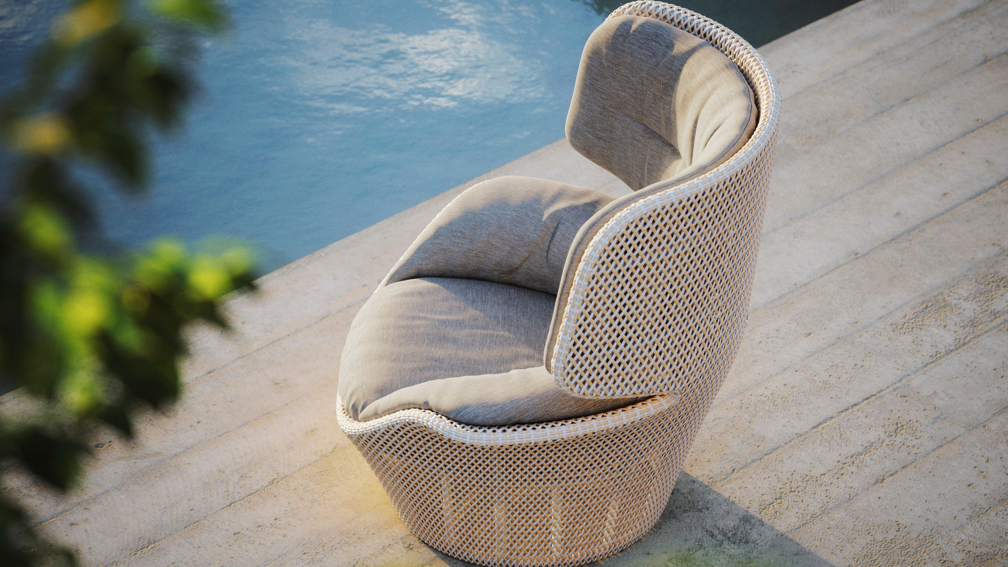 Dedon - Seashell Grand Sessel Hochlehner - Gartensessel - Sarto Group