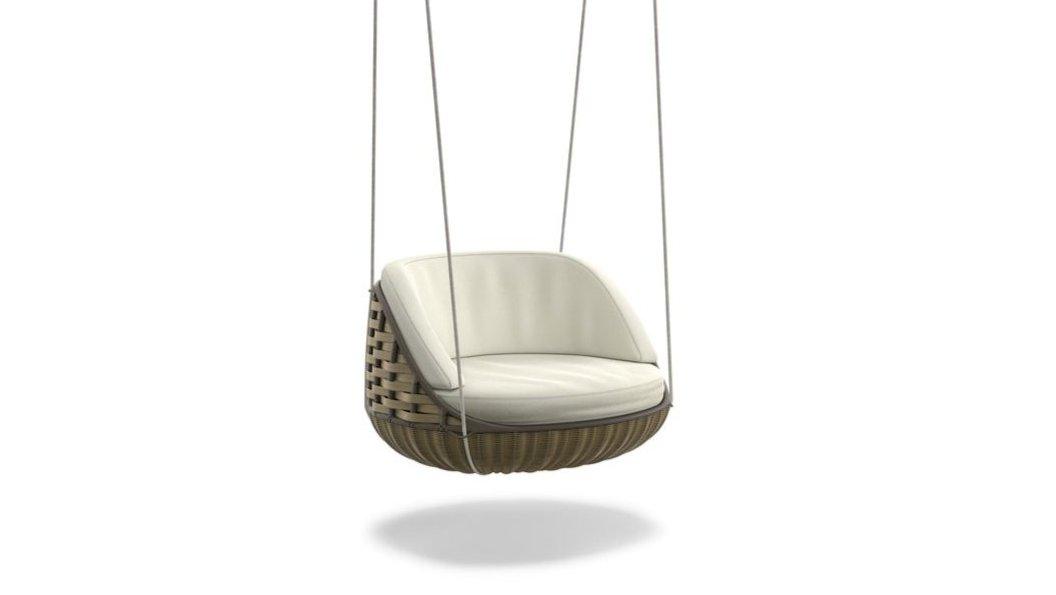 Dedon - SwingMe Sessel mit Sitz- und Rückenkissen - Gartensessel - Sarto Group