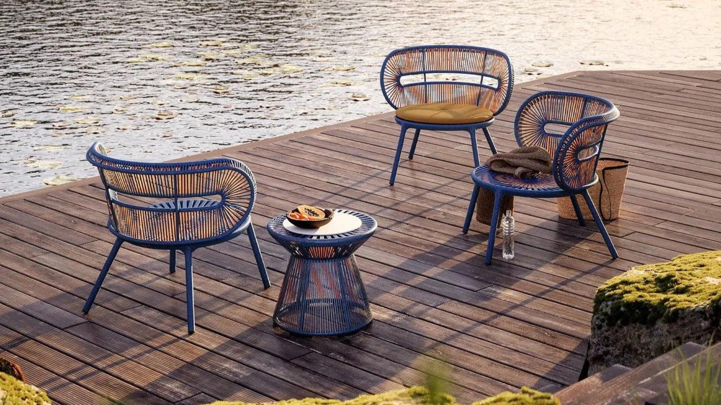 Dedon - Cirql Nu Hocker - Gartenhocker - Sarto Group