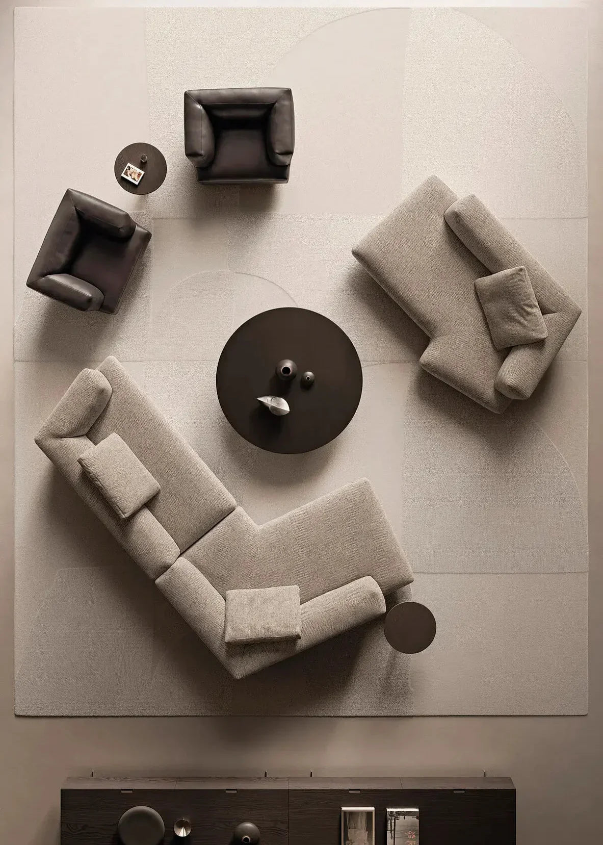 Flexform - Loungescape modulares Sofa - sarto Tailored Interiors Group
