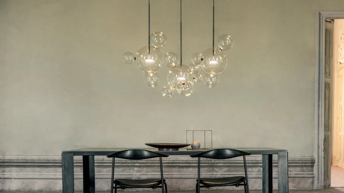 Giopato & Coombes - Bolle Clear Linear Serie - Hängeleuchten - Sarto Group