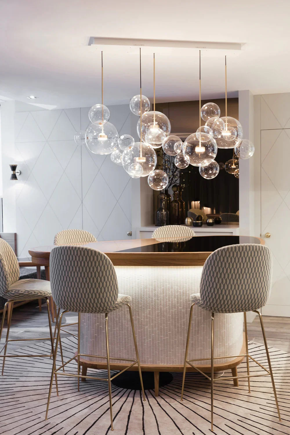 Giopato & Coombes - Bolle Clear ZigZag Serie - Hängeleuchten - Sarto Group