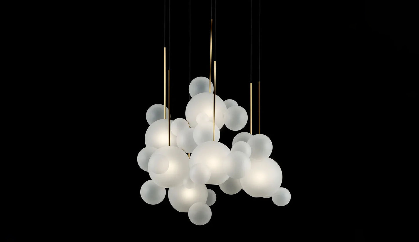 Giopato & Coombes - Bolle Frosted Circular Serie - Hängeleuchten - Sarto Group