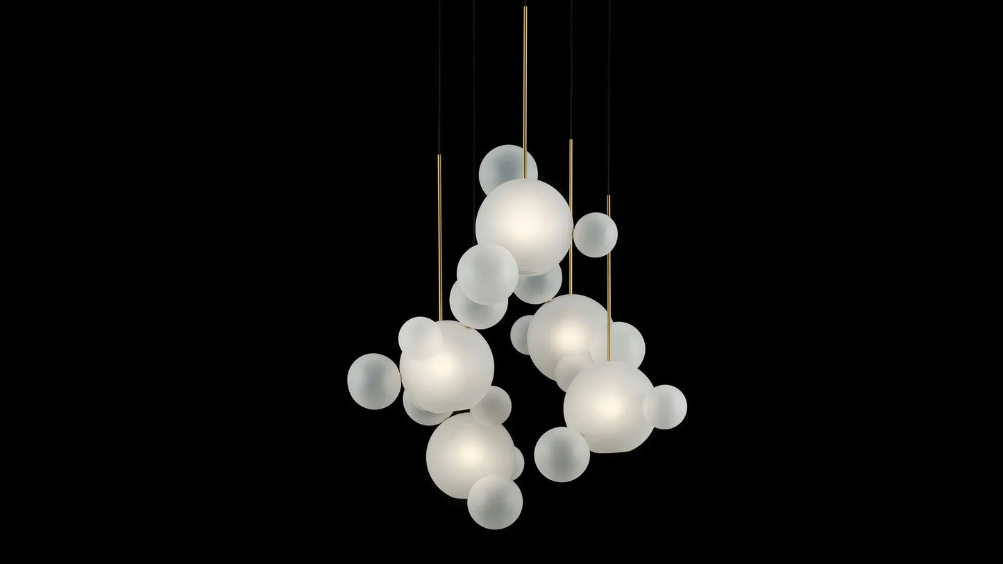 Giopato & Coombes - Bolle Frosted Circular Serie - Hängeleuchten - Sarto Group