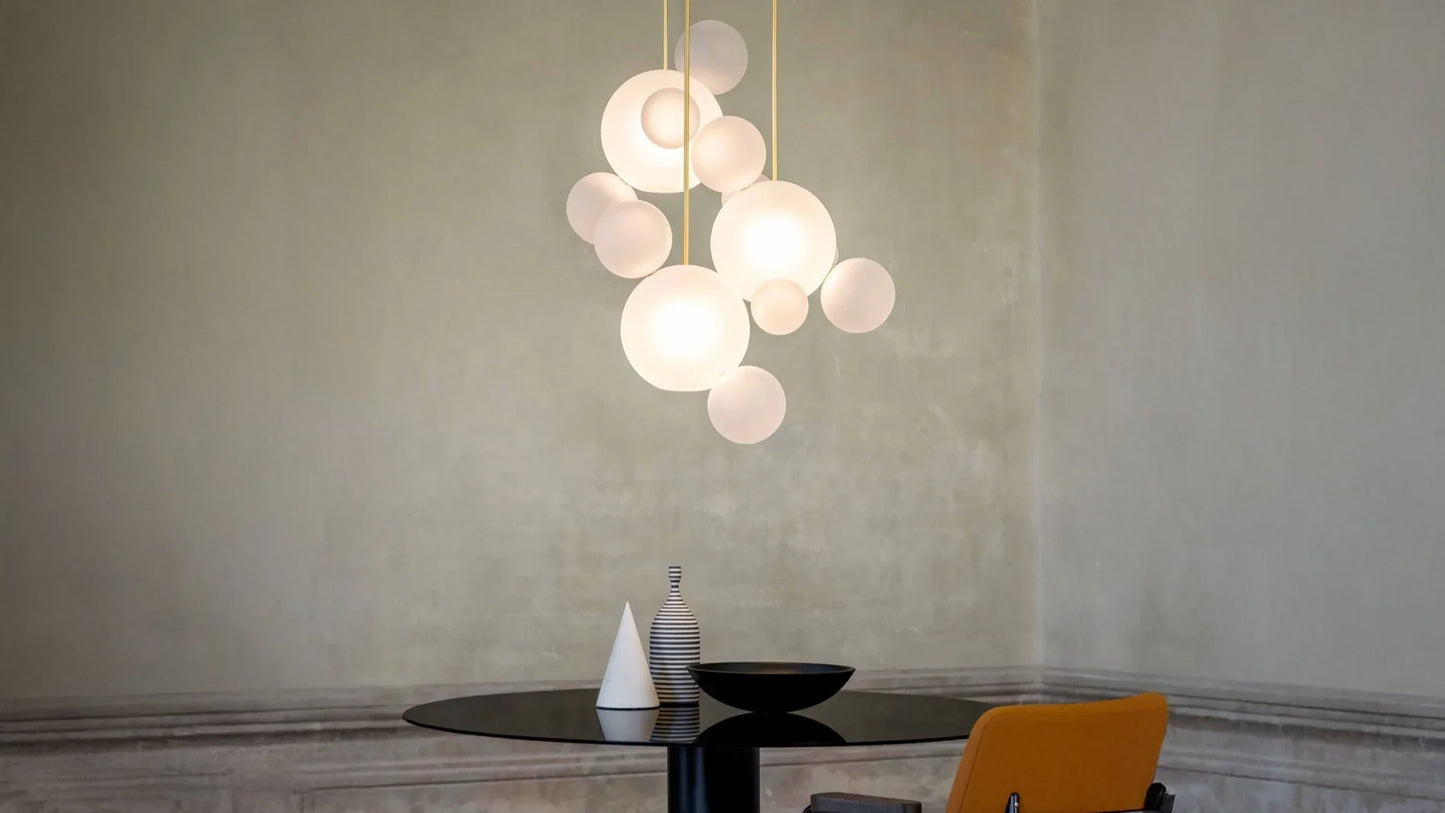 Giopato & Coombes - Bolle Frosted Circular Serie - Hängeleuchten - Sarto Group