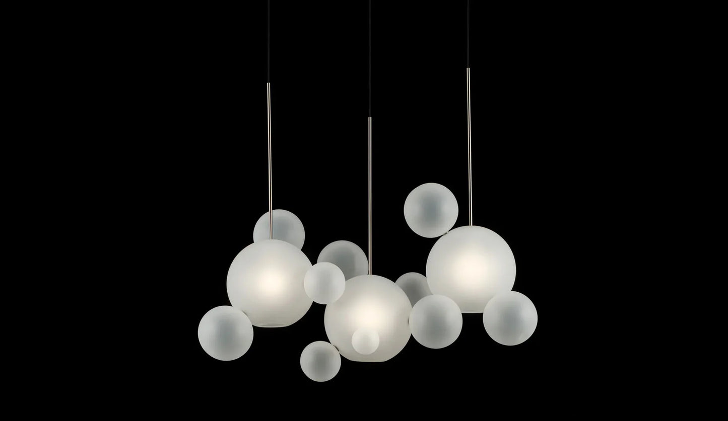 Giopato & Coombes - Bolle Frosted Linear Serie - Hängeleuchten - Sarto Group