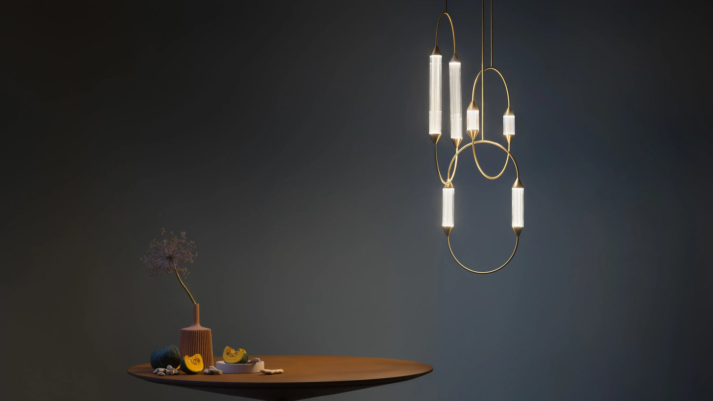 Giopato & Coombes - Cirque Chandelier Weave - Hängeleuchten - Sarto Group