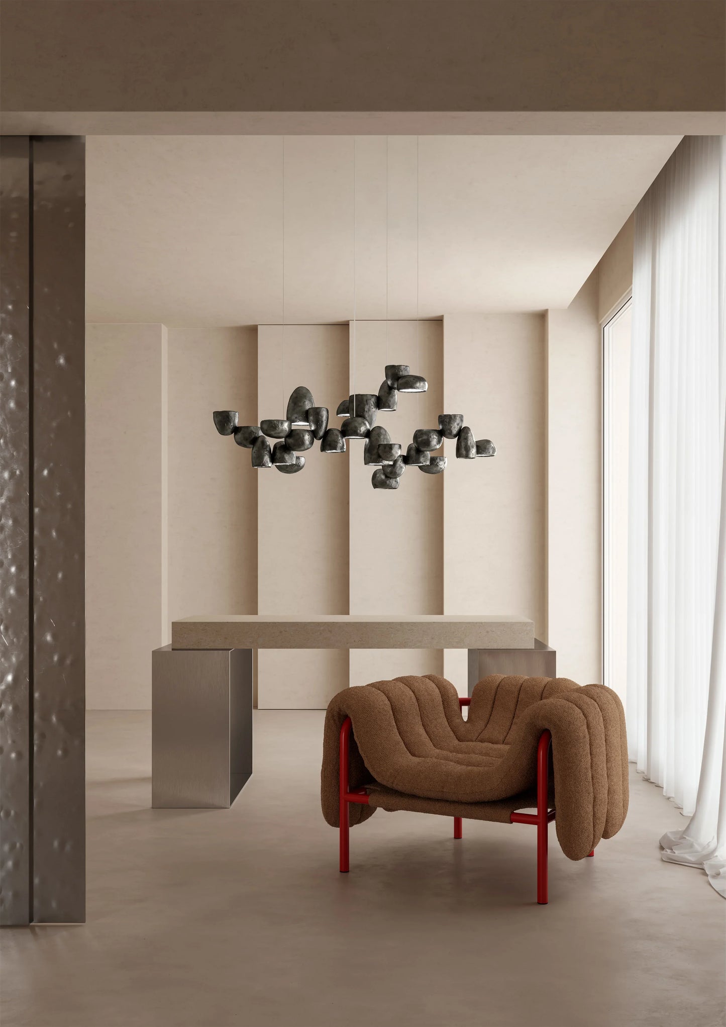 Giopato & Coombes - Scarabei Chandelier Linear - sarto Group