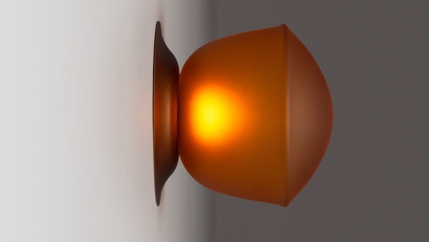Contour ceiling/wall light