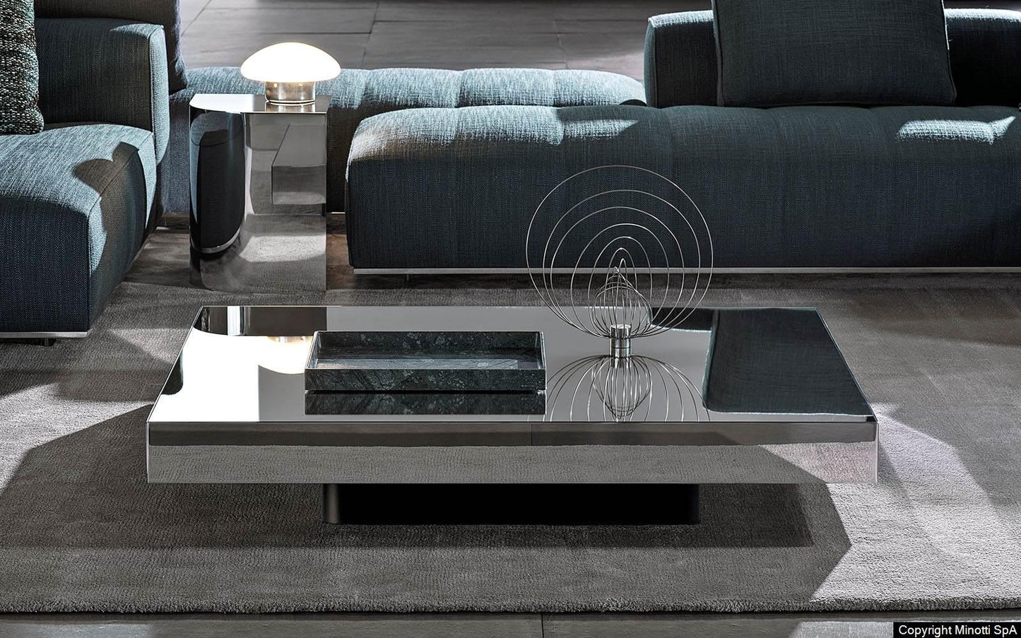 Minotti - Solid Steel Couchtisch - Couchtische - Sarto Group