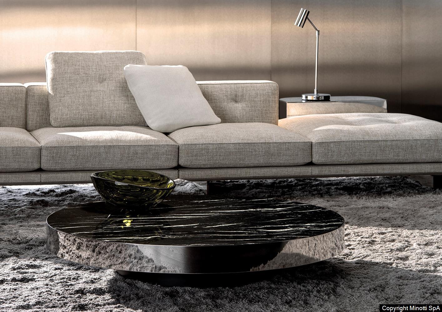 Minotti - Solid Steel Couchtisch - Couchtische - Sarto Group