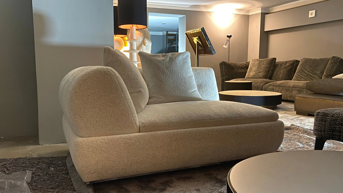 Minotti - Supermoon Endelement 140 Armlehne links - sarto Tailored Interiors Group