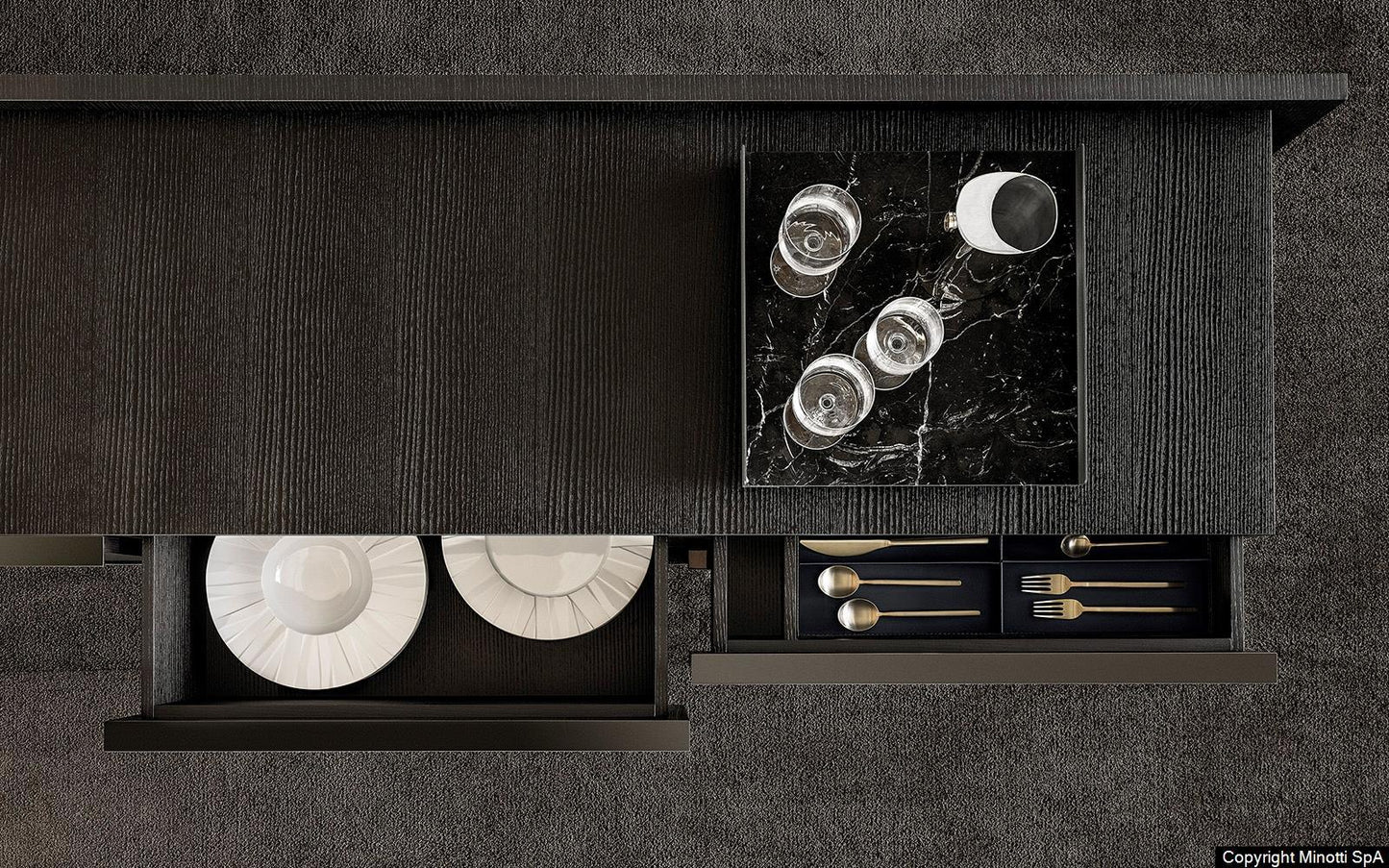 Minotti - Superquadra Sideboard - Sideboards - Sarto Group