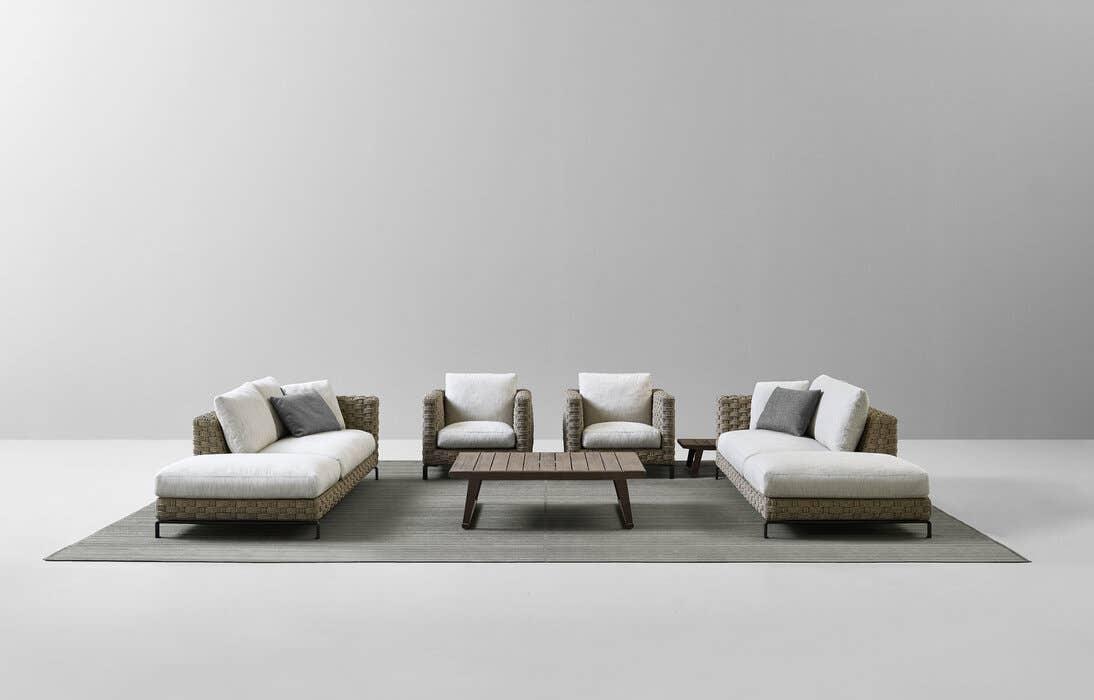 B&B Italia - Ray Outdoor Natural Sessel - Gartensessel - Sarto Group