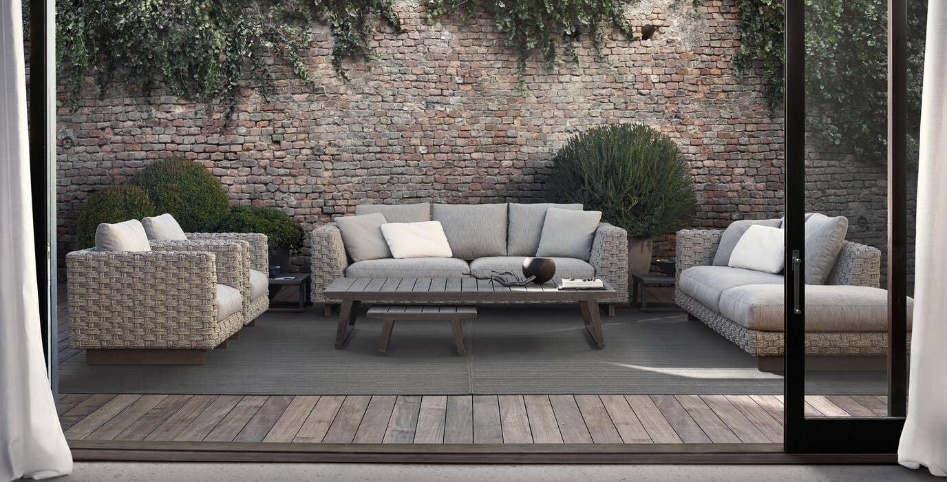 B&B Italia - Ray Outdoor Natural Sessel - Gartensessel - Sarto Group