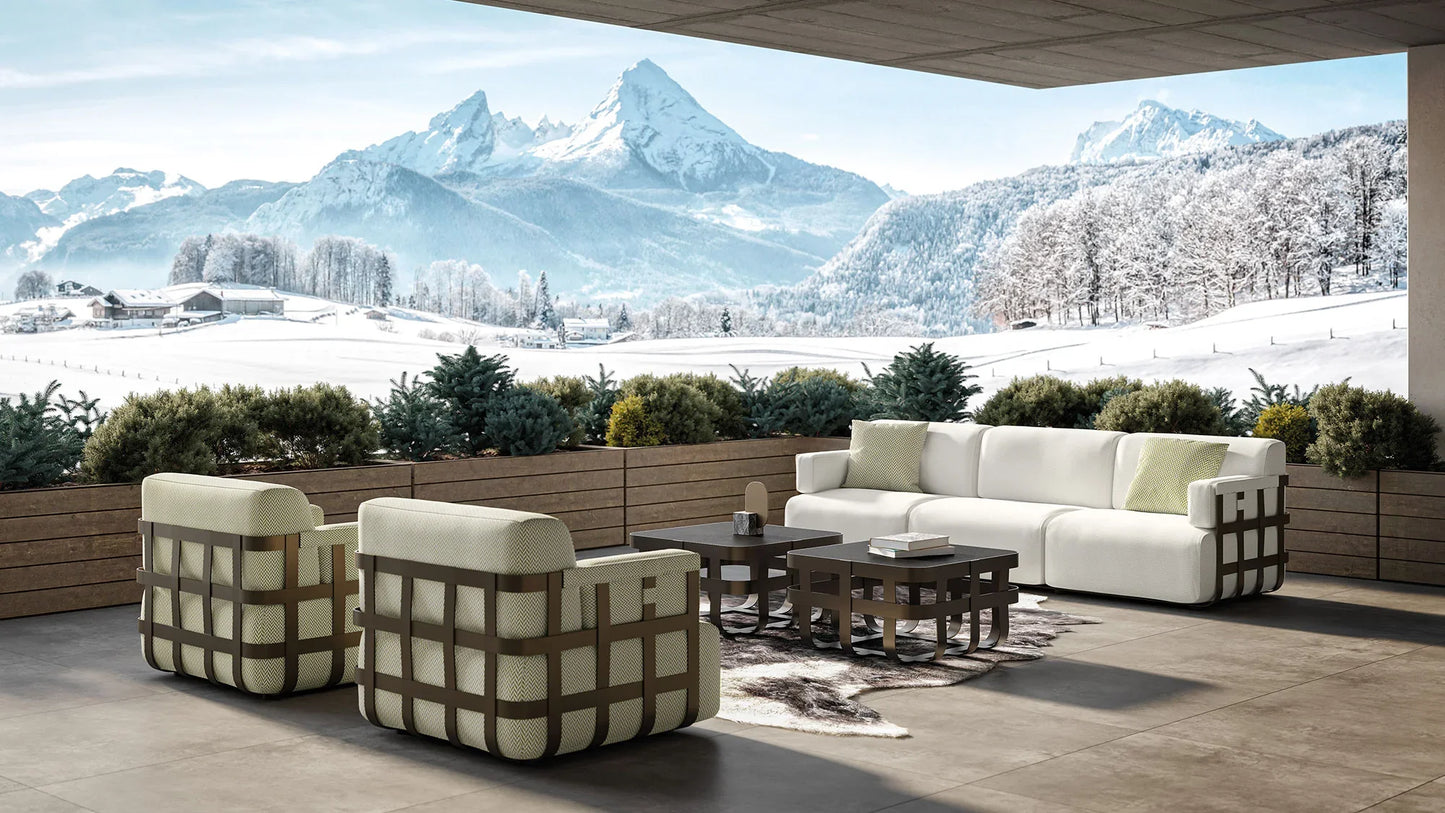 Rugiano - Dafne Outdoor Sofa - Gartensofas - Sarto Group